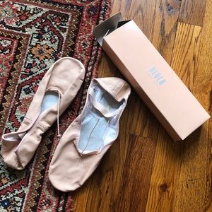 Bloch split sole leather ballet slippers